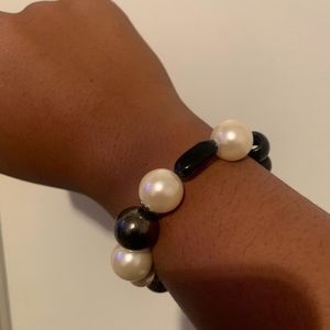 Black and white bracelet